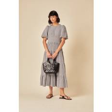 Nobody's child dress Nobody's Child Ricky Puff Sleeve Midi Dress - Black
