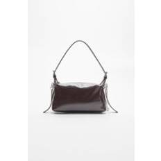 Stradivarius Shoulder Bag With Strap Detail - Brown