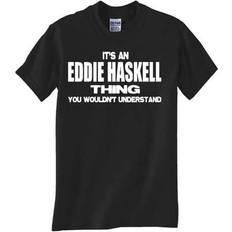 Shein Eddie Haskell Thing T Shirt - Black