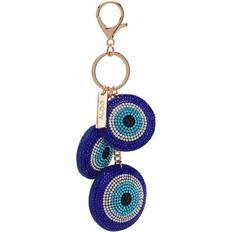 Aldo Eye Bag Charm - Blue/Gold