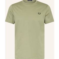 Fred Perry Clothing on sale Fred Perry Crew Neck T-Shirt - Olive Mint