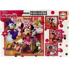 Jigsaw Puzzles Educa Progressiv Minnie Mouse Happy Helpers 73 Pieces