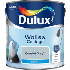 Dulux Coastal Matt and Ceiling Emulsion Wall Paint Coastal Grey 2.5L