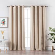 Winston Porter Solid Blackout Thermal Grommet Curtain Panels