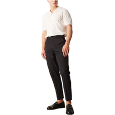 ASOS DESIGN Smart Tapered Fit Trousers - Black