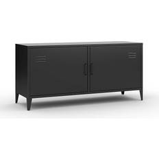 Dunelm Helga Metal Low Black Sideboard 127.5x17.5cm
