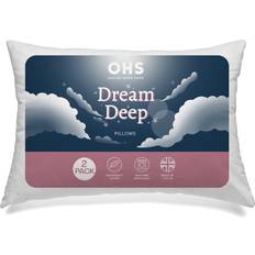 Fiber Pillows OHS Pack Of 2 Deep Sleep Fiber Pillow