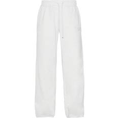 Wide leg sweatpants PrettyLittleThing Premium Embroidered Oversized Wide Leg Joggers - Ash Grey