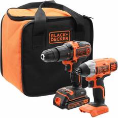 Black & Decker Sæt Black & Decker Værktøjssæt BCK21S1S-QW (BDCHD18 BDCIM18N); 18 V; 1x1,5 Ah batt