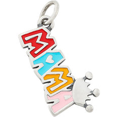 James Avery Enamel Mama Rules Charm - Silver/Multicolour