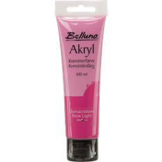 Belluno Akrylfärg Quinacridone Rose Light 100ml
