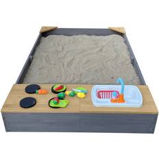 Axi Kelly Sandpit with Play Kitchen Unit