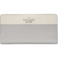 Kate Spade Madison Colorblock Large Slim Bifold - Platinum Grey Multi