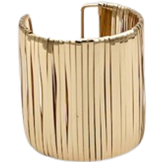 PrettyLittleThing Ridge Cuff Bangle - Gold