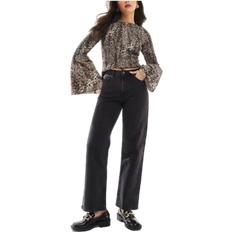 ASOS DESIGN Comfort Stretch Straight Jean - Washed Black