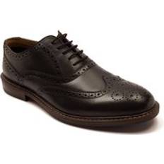Men Oxford Thomas Crick Waldew Leather Oxford Formal Lace-up Shoes - Black
