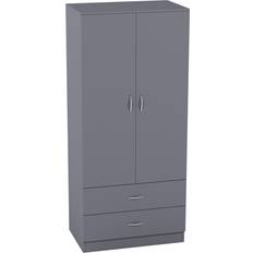 Vida Designs Riano 2 Door 2 Drawer Bedroom Storage Wardrobe 76x170cm
