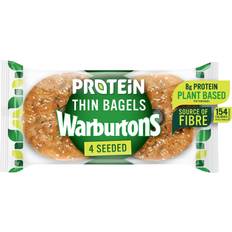 Warburtons Thin Sliced Seeded Protein Bagel 240g 4pcs 1pack