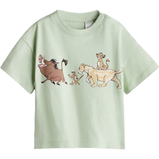Disney T-shirts Children's Clothing H&M Baby Green Print-Motif Cotton T-shirt - Green