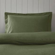 Dunelm Soft & Cosy Luxury Oxford Pillow Case Green (75x50cm)