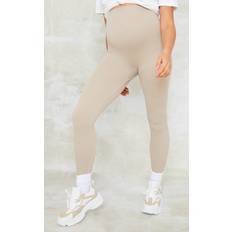 PrettyLittleThing Maternit'E Legging De Grossesse Cételé Gris Pierre D'Tail Contours S