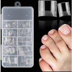 Tips on sale Shein Soft Gel Toenail Tips Short Square - Clear