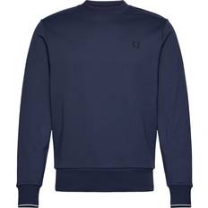 Fred Perry XS Tröjor Fred Perry Sweatshirt Med Rund Halsringning - Marinblå