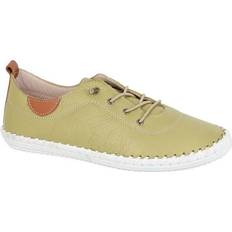 Mod Comfys Damen Sneaker - Leder - Pistaziengrün
