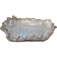 Bowls Jamie Young Company Crustacean Ceramic Decorative Small Ceramic in Gray Bowl