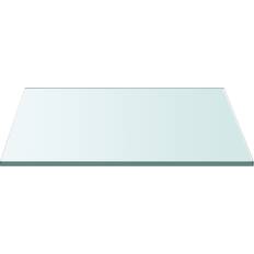 vidaXL Top Transparent 30 x 30 cm Tempered Glass Table Top 0.6x30cm