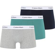 Calvin Klein Green Men's Underwear Calvin Klein Underwear Relaxed Trunk 3 Pack - Navy