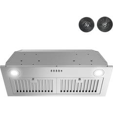Other Kitchen Appliances Streamline 28 Inch Convertible 350-CFM Brushed Stainless Steel Insert Under Cabinet Range Hood T-4015-1-CL