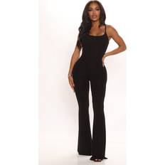 Nova Season Flare Leg Jumpsuit - Black