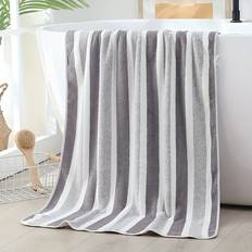Temu Superfine fibers Badezimmerhandtuch Grau (140x70cm)