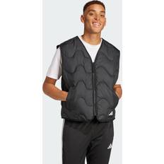Adidas Men Vests adidas Nuganic Light Insulation Vest - Black