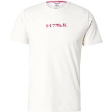 Under Armour Brown T-shirts Under Armour Trail Run Graphic Men's T-Shirt - Stone/Reflective