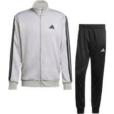 Adidas Lommer Jakkesæt adidas Sportswear 3-Stribet Fleece Joggingsæt - Grå