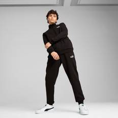 Svarta Kostymer Puma Men's Essentials Sweat Suit - Black