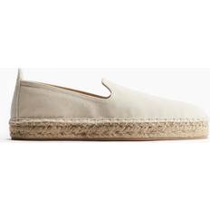 Men - White Low Shoes H&M Canvas Espadrilles - White