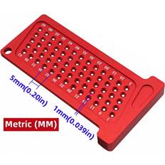 Compact Aluminum T-ruler Dual Metric Inch Marking Gauge