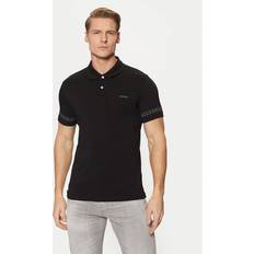 Guess Polo Shirts Guess Nolan SS Polo Shirt - Black