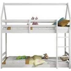 White Childbeds Kosy Koala House Bunkbed Kids White 3ft Single Twin Bunk Bed