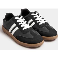 Retro Stripe Trainers - Black