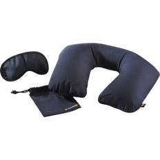 Sleep Masks Travel Blue Inflatable Pillow and Eyemask Sleep Set