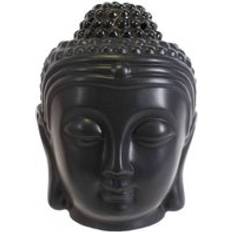 Oil Lamps Something Different Buddha Head Burner Black One Size Oil Lamp