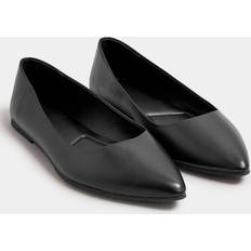 Curve Bred Pasform Flade Sko Point Pumps