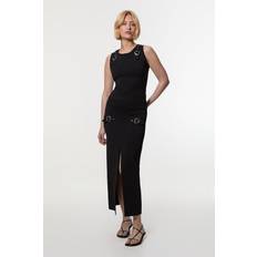 Karen Millen Skirts Karen Millen Buckle Trim Knitted Skirt - Black