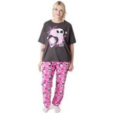 Disney Undertøj Disney The Nightmare Before Christmas Short Sleeve Long Leg Pyjama Set - Multi