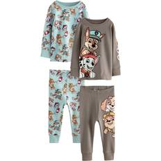 NEXT Pijama - Azul Claro/Taupe