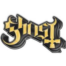 Brooches Ghost Classic Band Logo Metal Lapel - Yellow